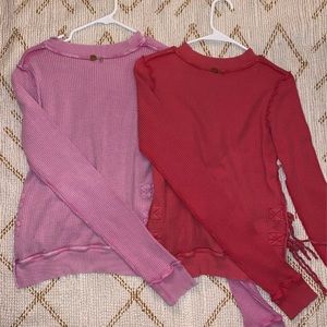2 Free People sweaters